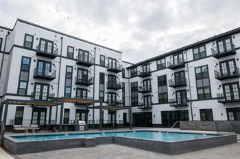 Pool courtyard
